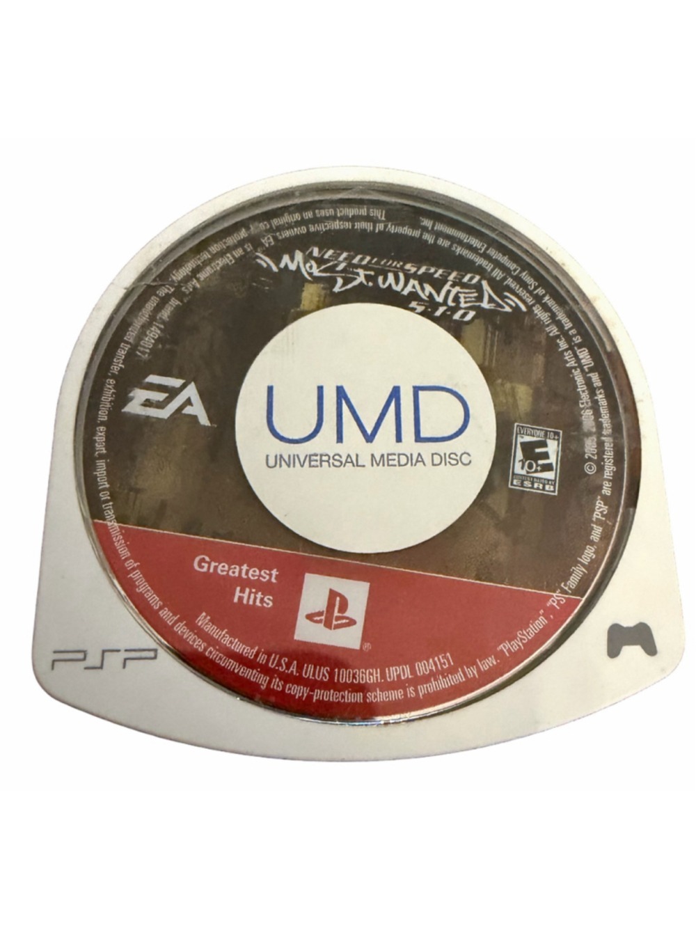 Sony PSP Need for Speed Most Wanted 5-1-0 UMD Video Game